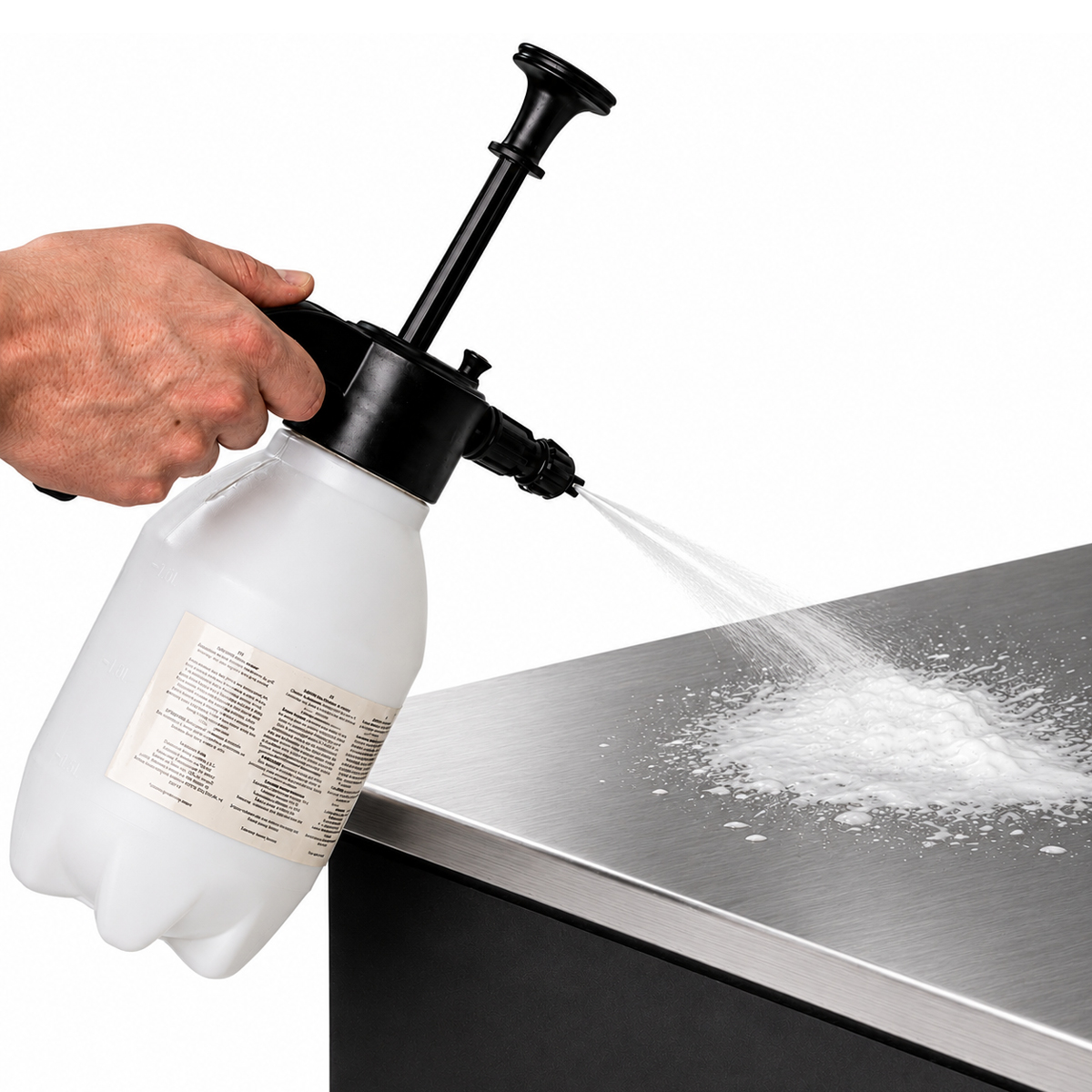 SANTOS Schaumsprüher inkl. Mikrofasertücher