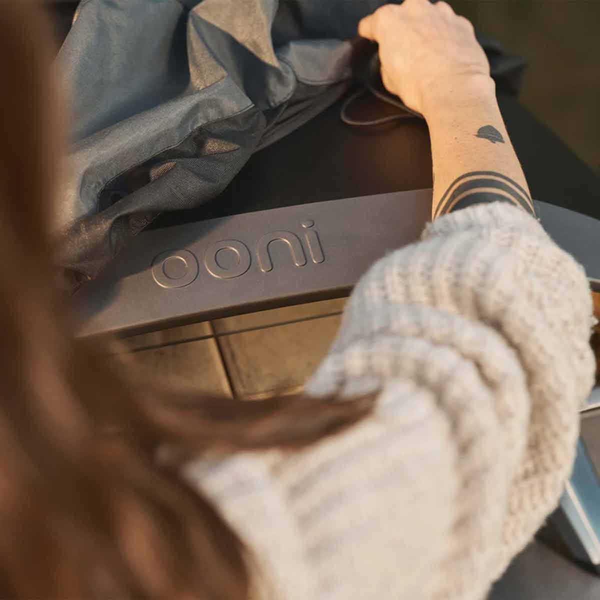 Ooni Abdeckhaube für Pizzaofen Koda 2 Pro Ooni Abdeckhaube für Pizzaofen Koda 2 Pro, leichtes Aufziehen