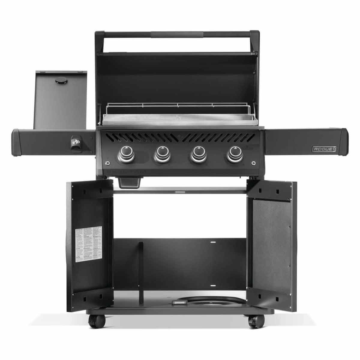 Napoleon Phantom Rogue Pro | Plancha Gasgrill | Mattschwarz