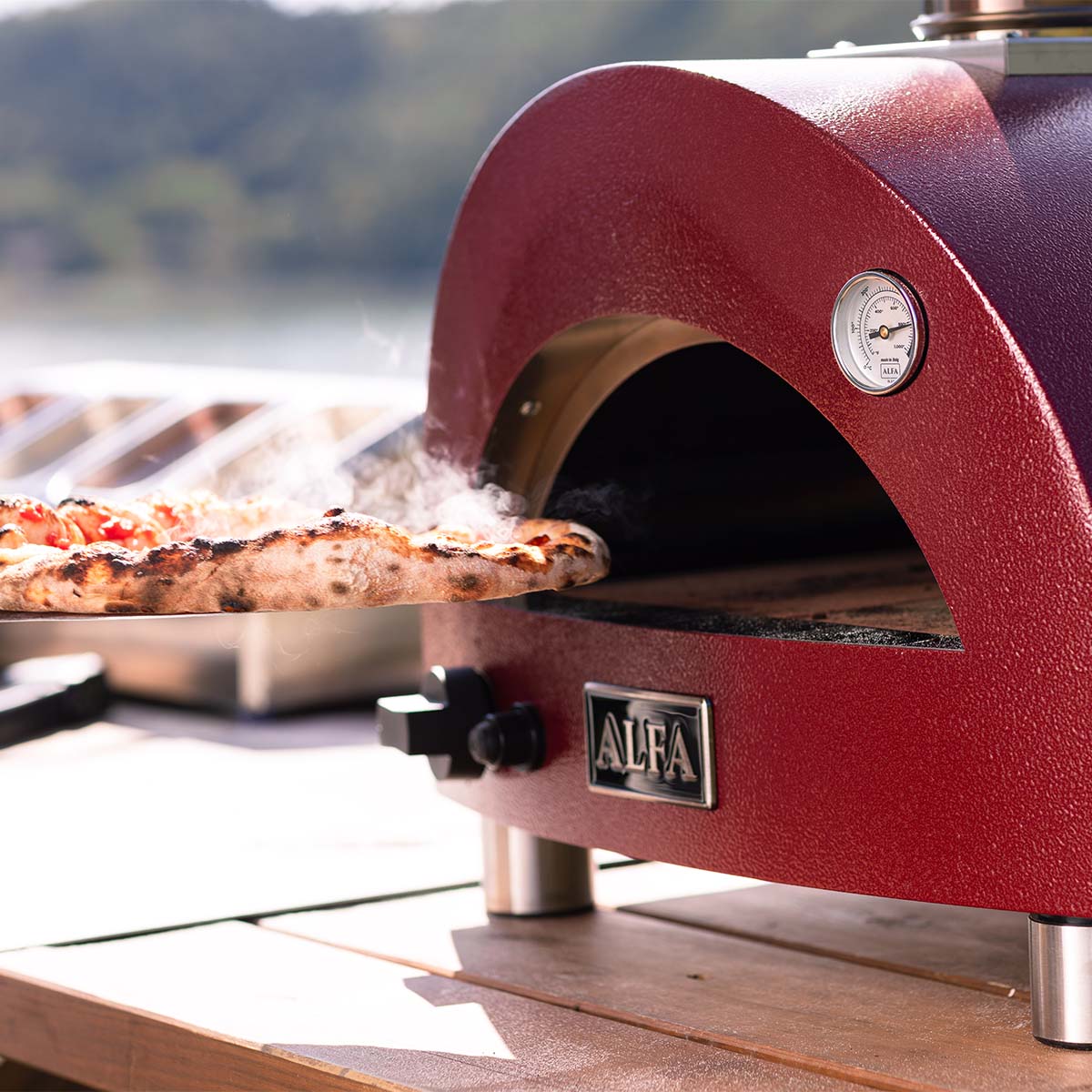 Alfa Forni Gas-Pizzaofen Moderno | Portable | Antikrot