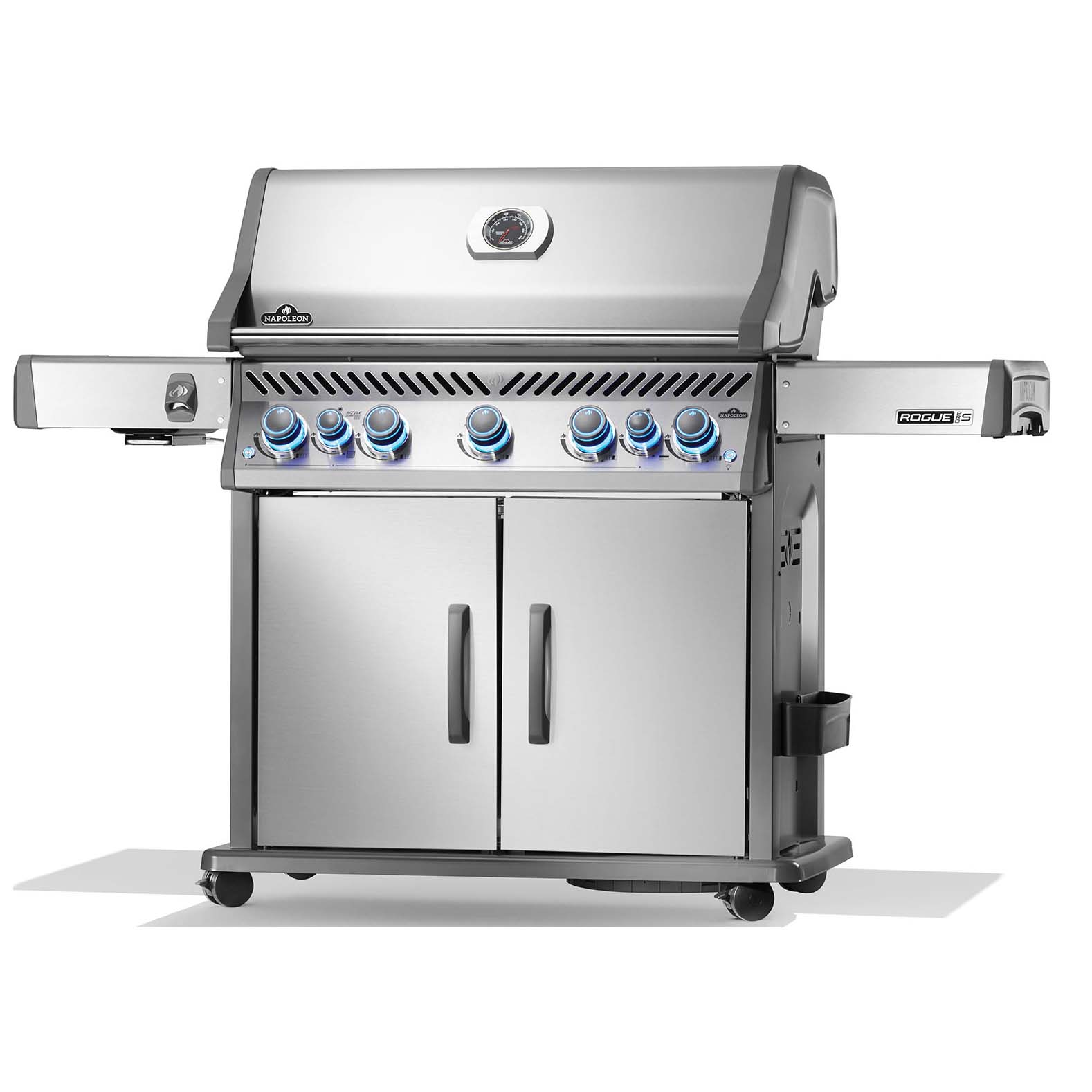 Napoleon Rogue PRO-S 625 mit Edelstahl Rosten | Edelstahl | inkl. SANTOS XXL Plancha
