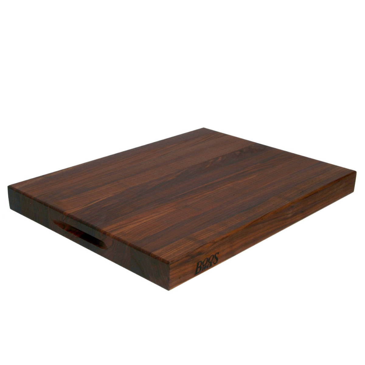 Boos Blocks Schneidebrett ProChef WAL-R01, Walnuss mit Griffmulden 46x31x4 cm