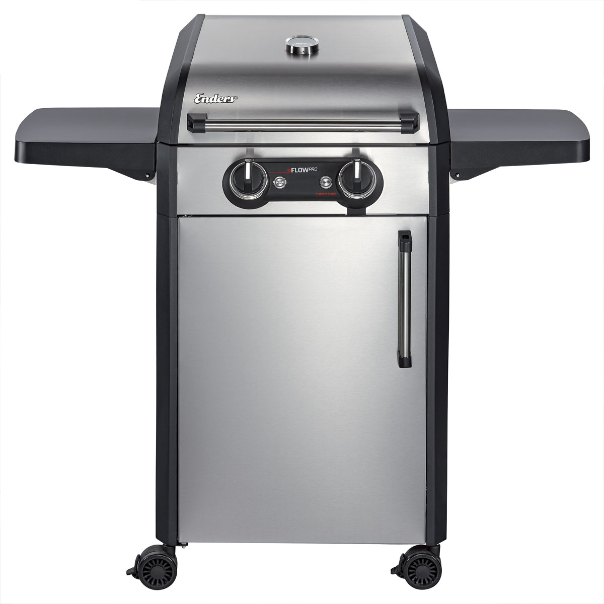 Enders eFlow Pro 2 Turbo Elektrogrill, Edelstahl Enders eFlow Pro 2 Turbo Elektrogrill, Edelstahl, Frontansicht