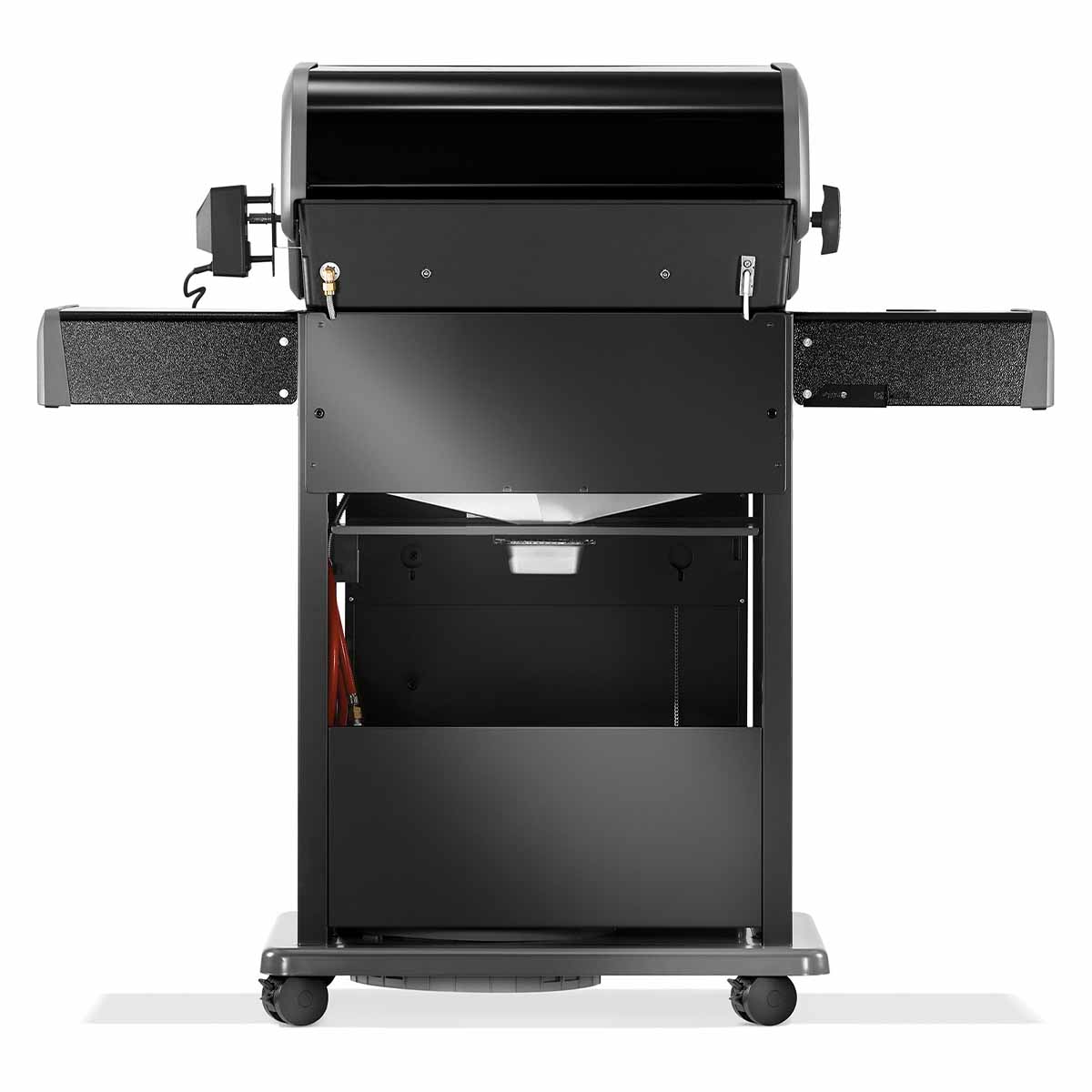 Napoleon Rogue 425 mit Heck- und Seitenbrenner | Schwarz | inkl. Drehspieß | 2025