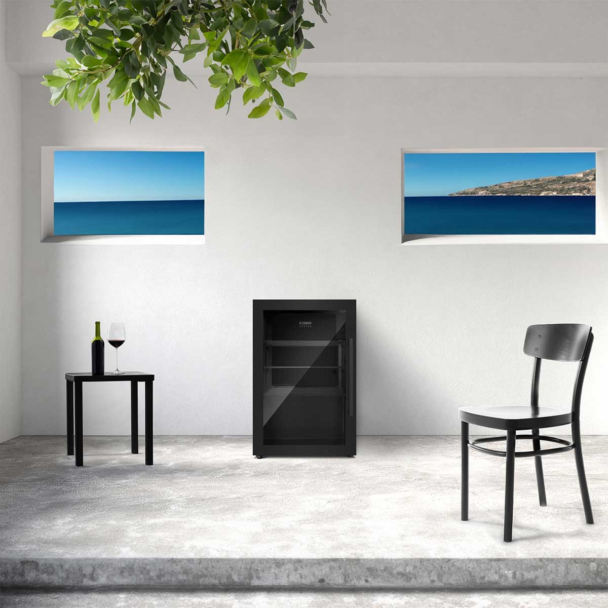 CASO BBQ Cooler Black S, Türanschlag links