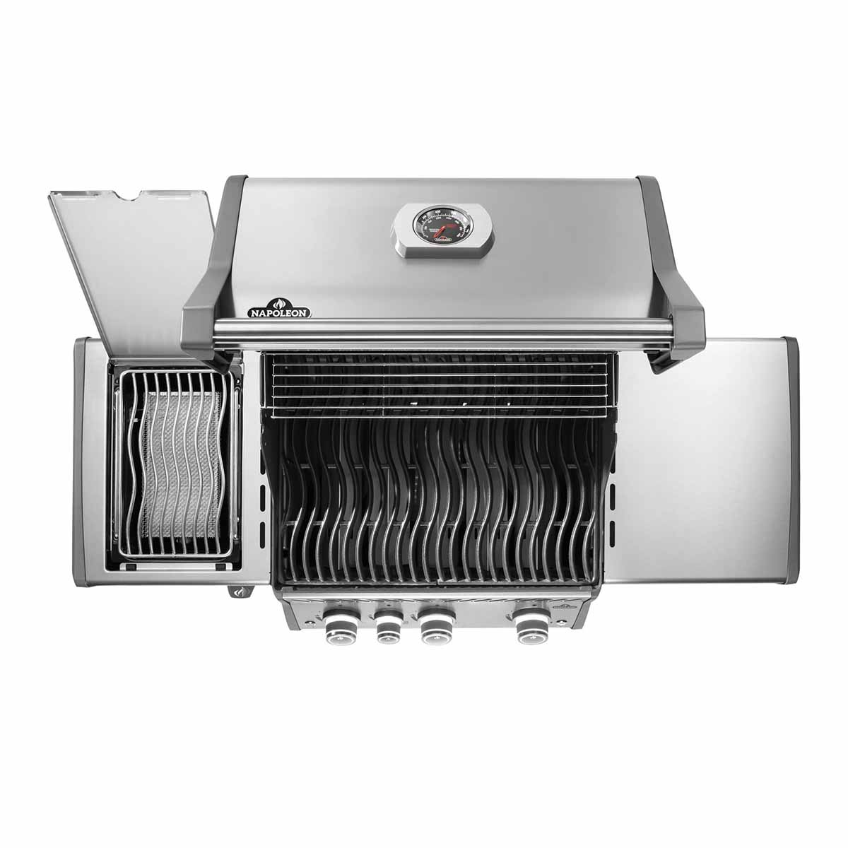 Napoleon Rogue Pro 425 | SIZZLE ZONE Seitenbrenner | Edelstahl | 2025