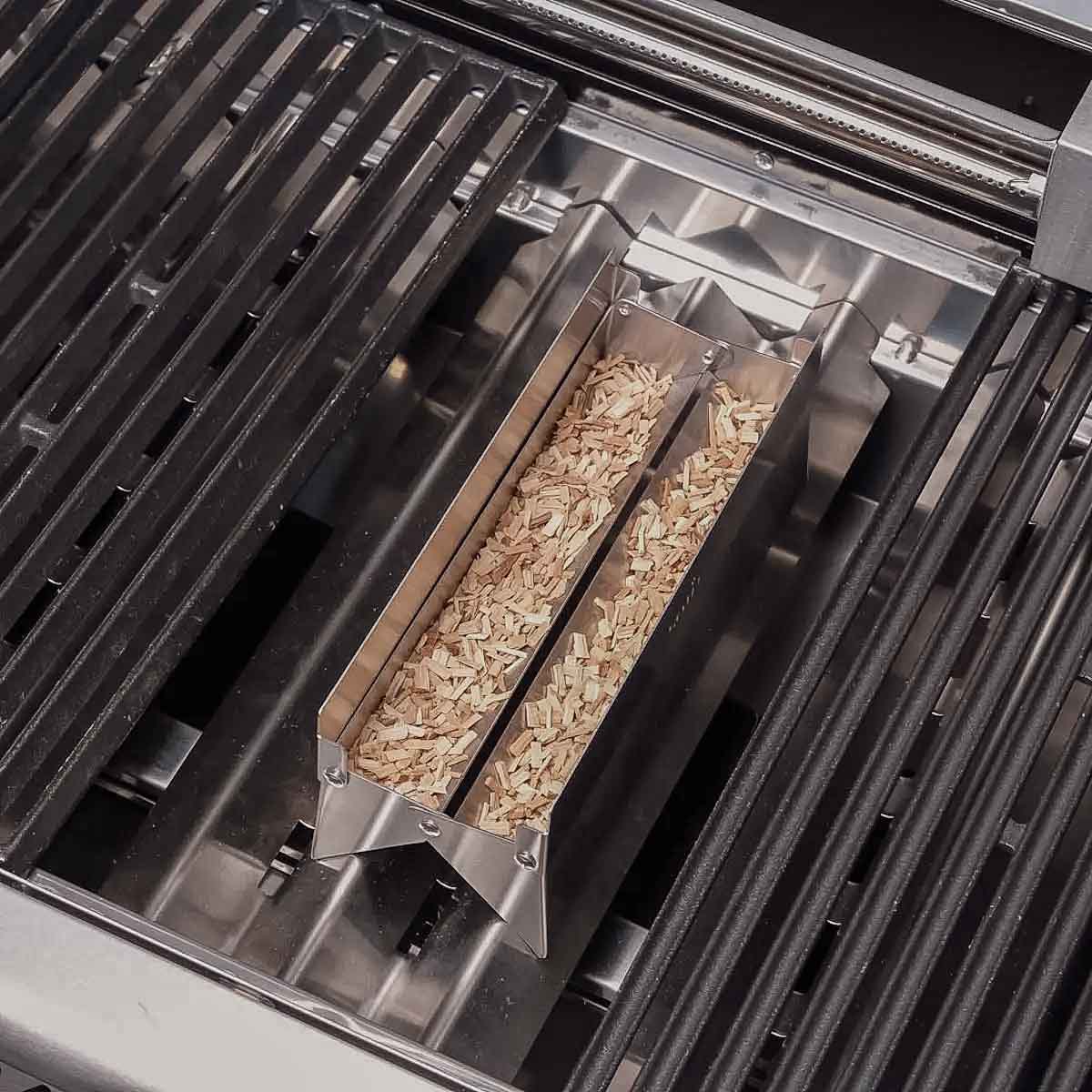 SANTOS Smoker Box für Gasgrills Produktbild geschlossen
