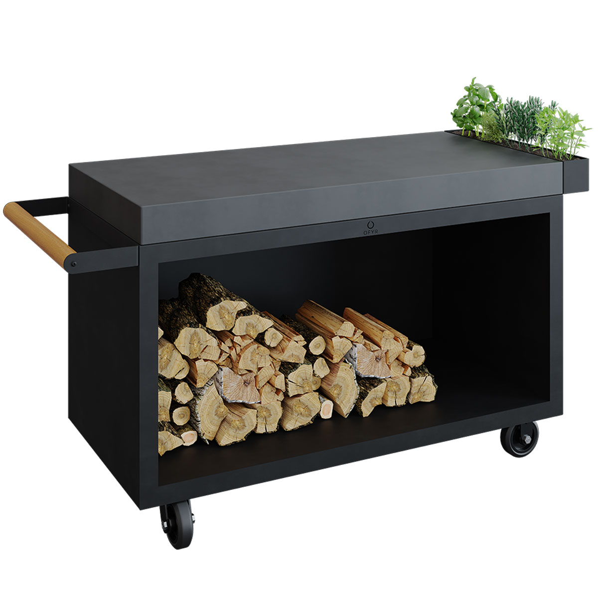 OFYR Mise en Place Table Black 135 PRO Keramik Dunkelgrau OFYR Mise en Place Table Black 135 PRO Keramik Dunkelgrau