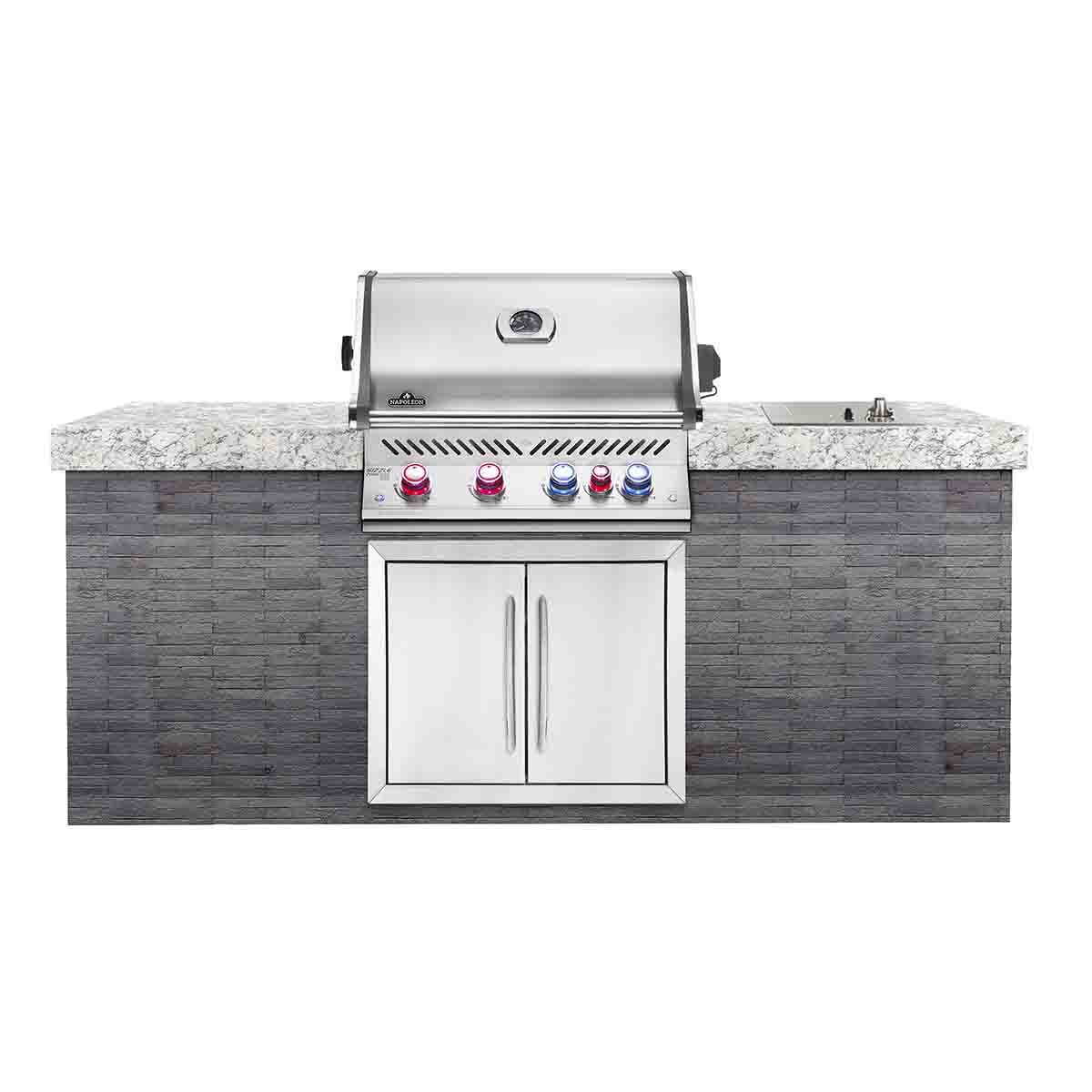 Napoleon Einbau Gasgrill Prestige PRO 500 | Edelstahl | Erdgas inkl. Drehspieß