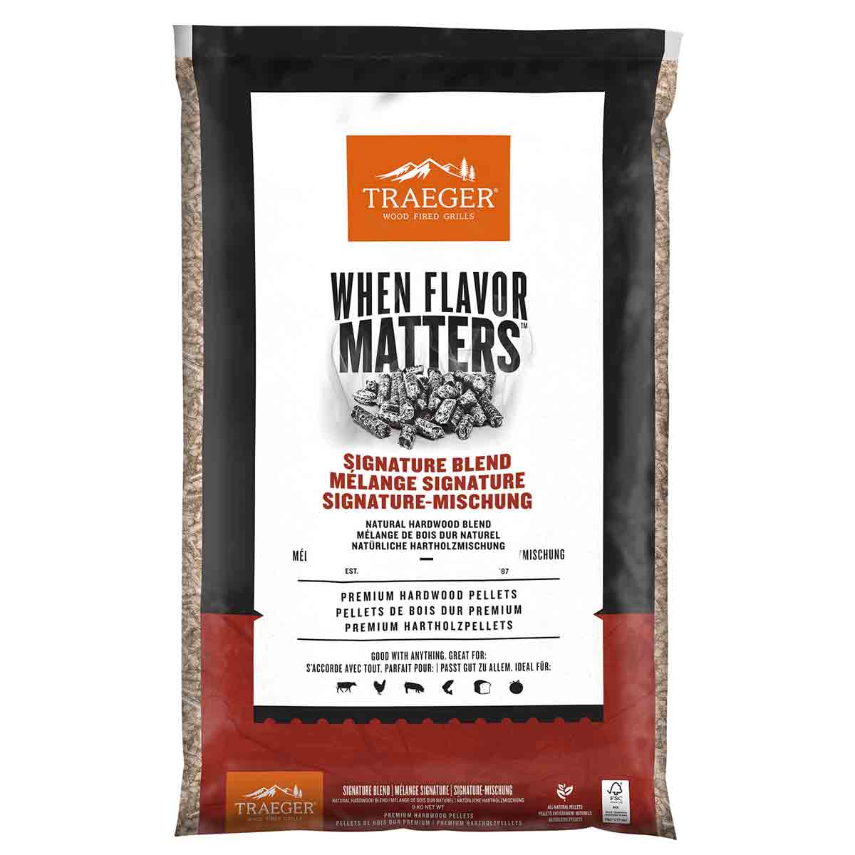 Traeger Hartholz Pellets Signature Blend