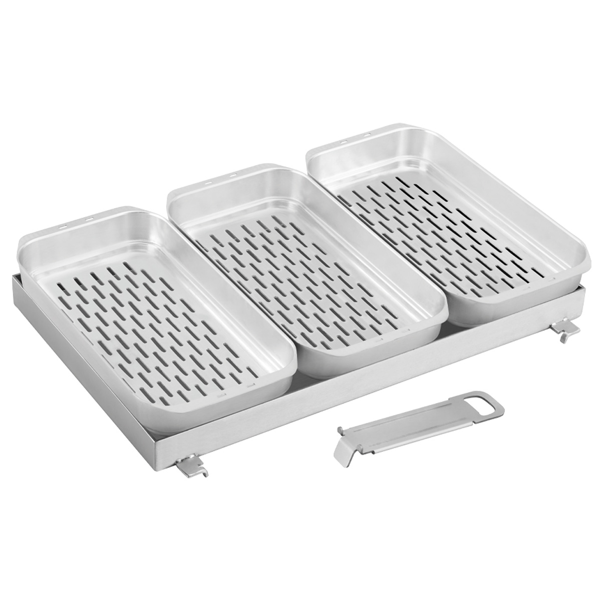 Enders Edelstahl-Grillpfanne inkl. Schalen für Urban II- und Explorer II-Serie