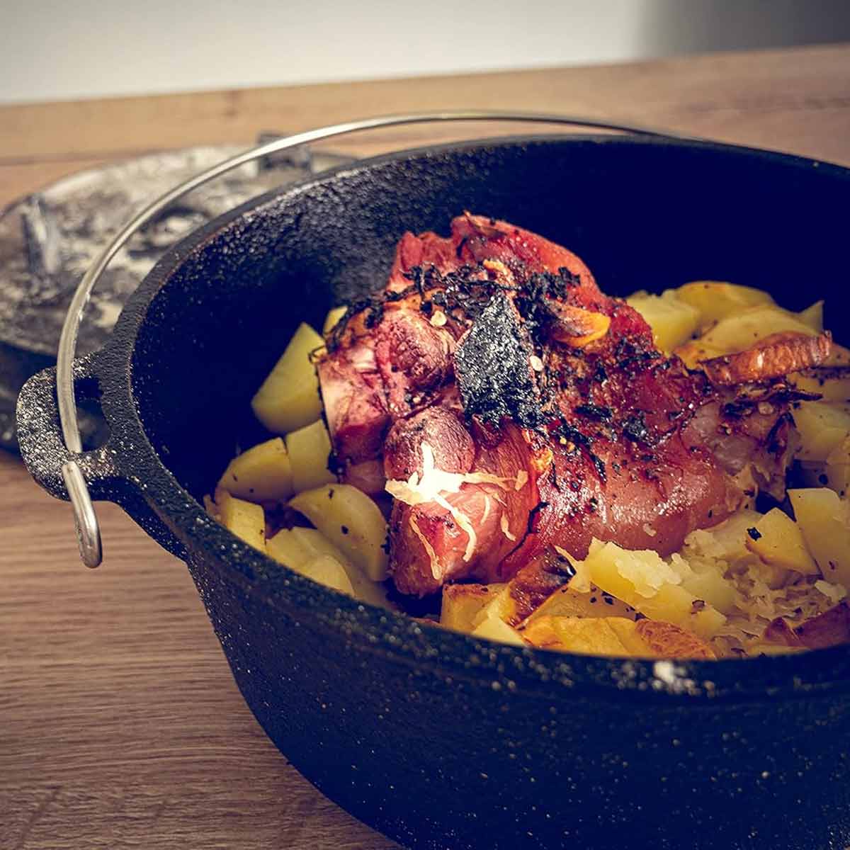 FireRocket Dutch Oven 6qt | 5,5L | ohne Füße FireRocket Dutch Oven 6qt | 5,5L | ohne Füße