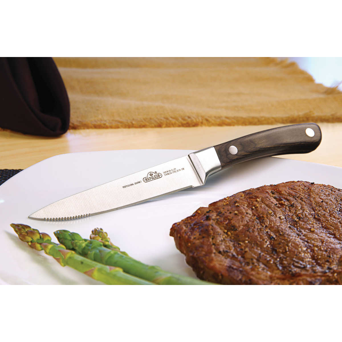 Napoleon Wellenschliff Steakmesser