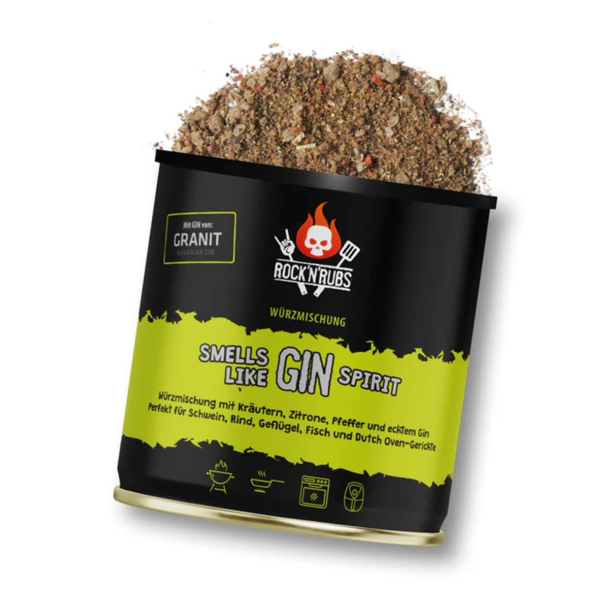 Rock'n'Rubs "Smells like Gin Spirit" Silver Line Rub | 130g
