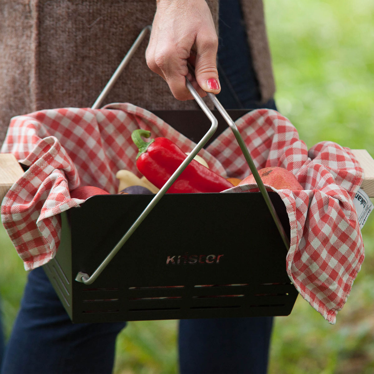 Fahrradhalterung - Grilltransport am Rad - Knister Grill – Knister