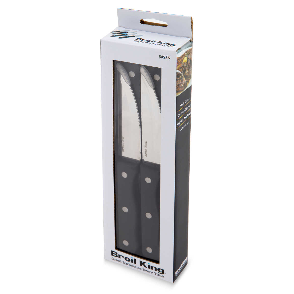 Broil King Steak Messer 4er Set Verpackung