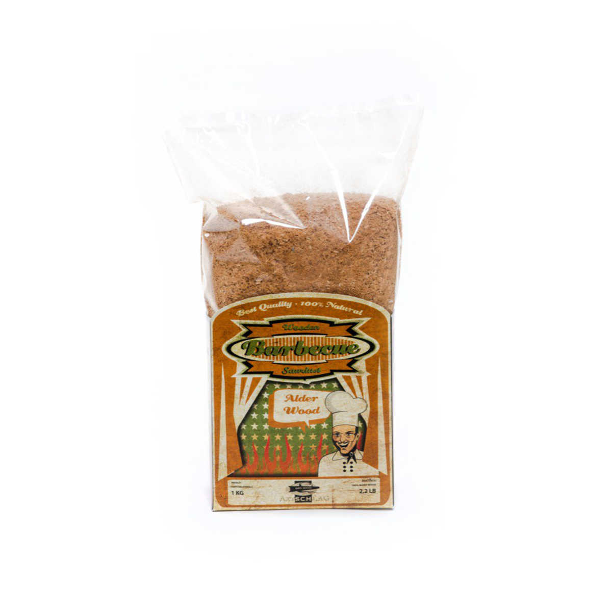Axtschlag Räuchermehl Erle, 1 kg