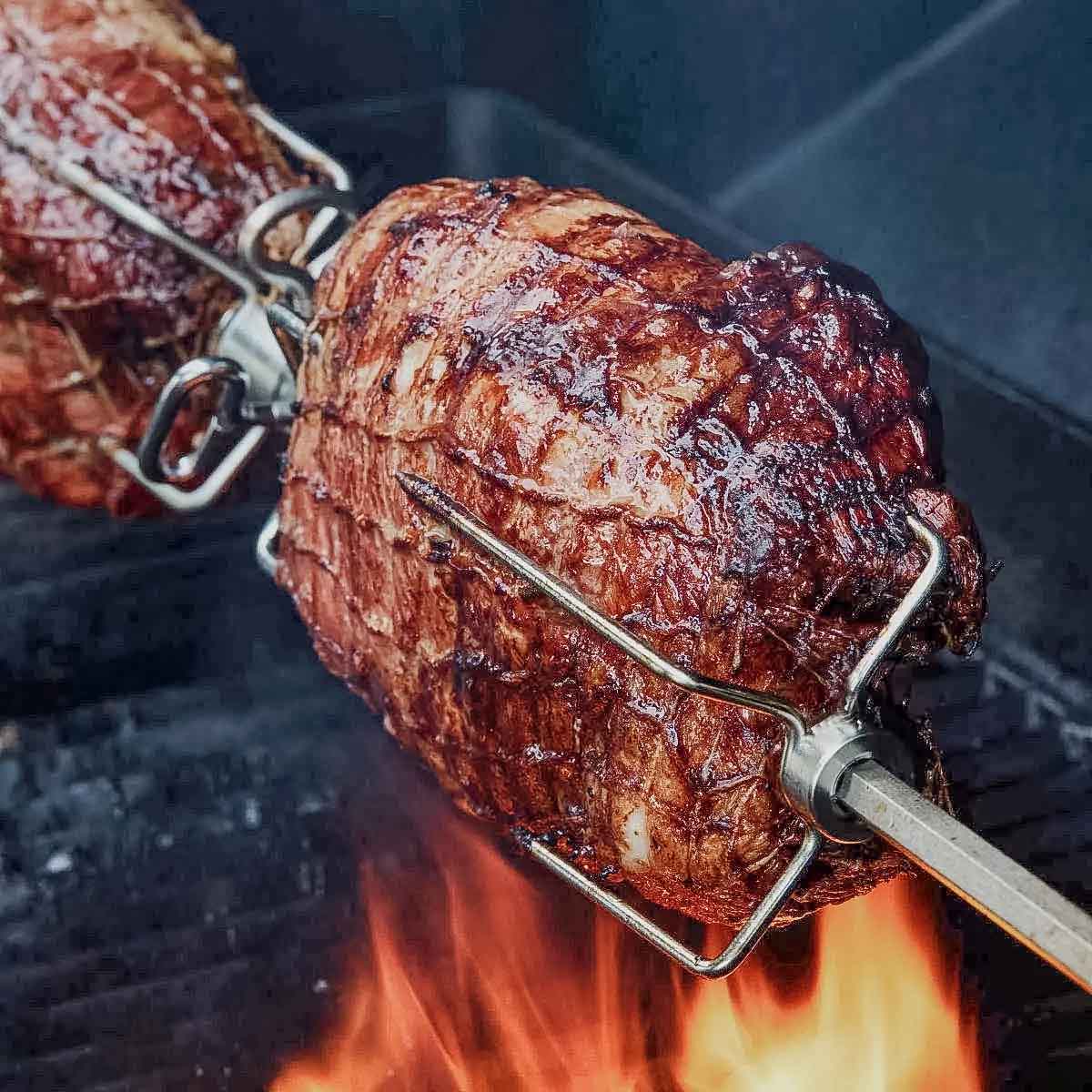 SANTOS Drehspieß für S-518 Gasgrill