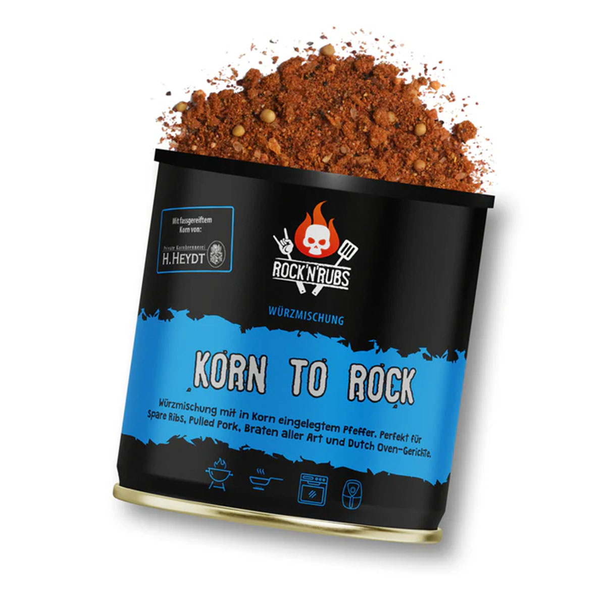 Rock'n'Rubs "Korn to Rock" Silver Line Rub | 130g