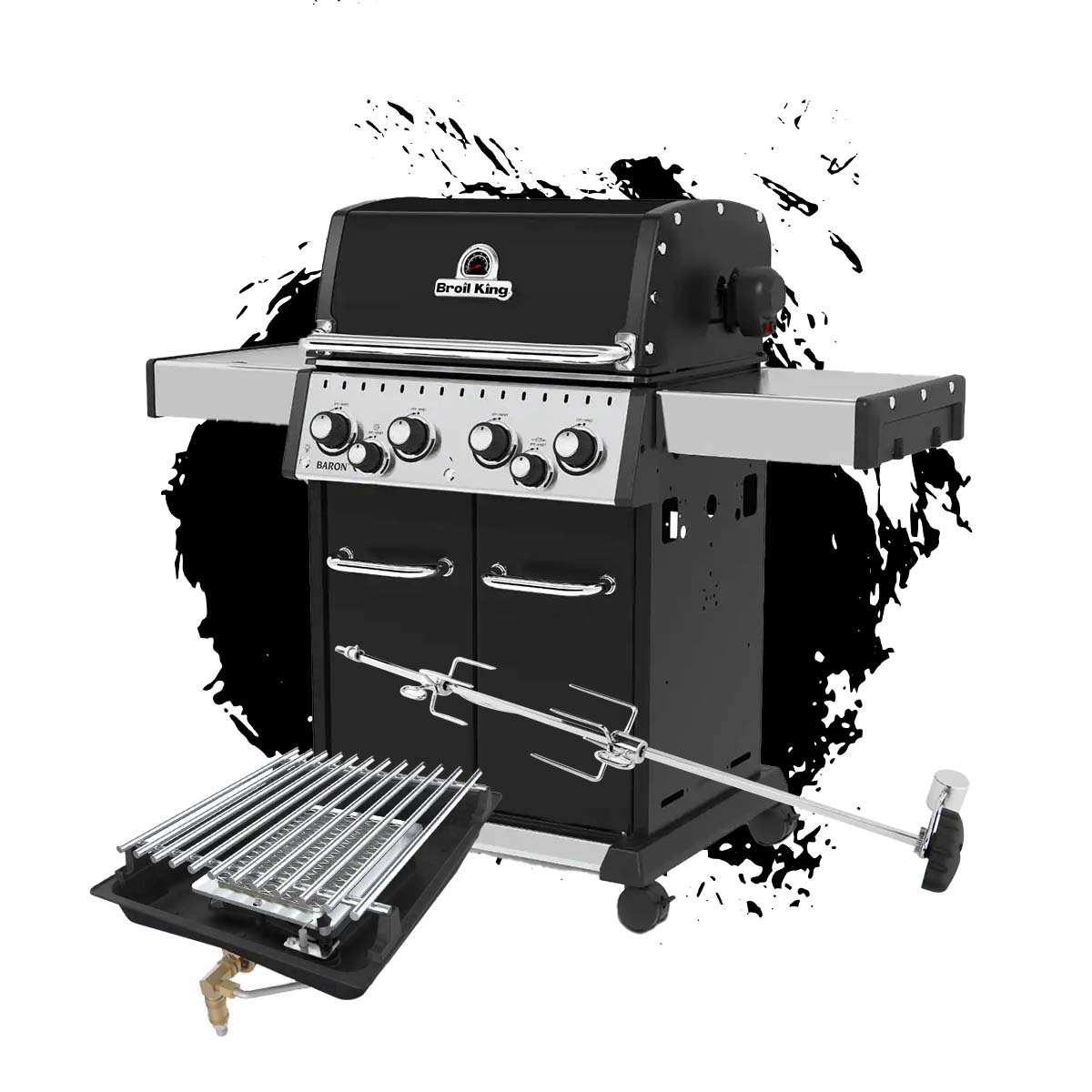 Broil King Baron 490 inkl. Drehspieß & IR