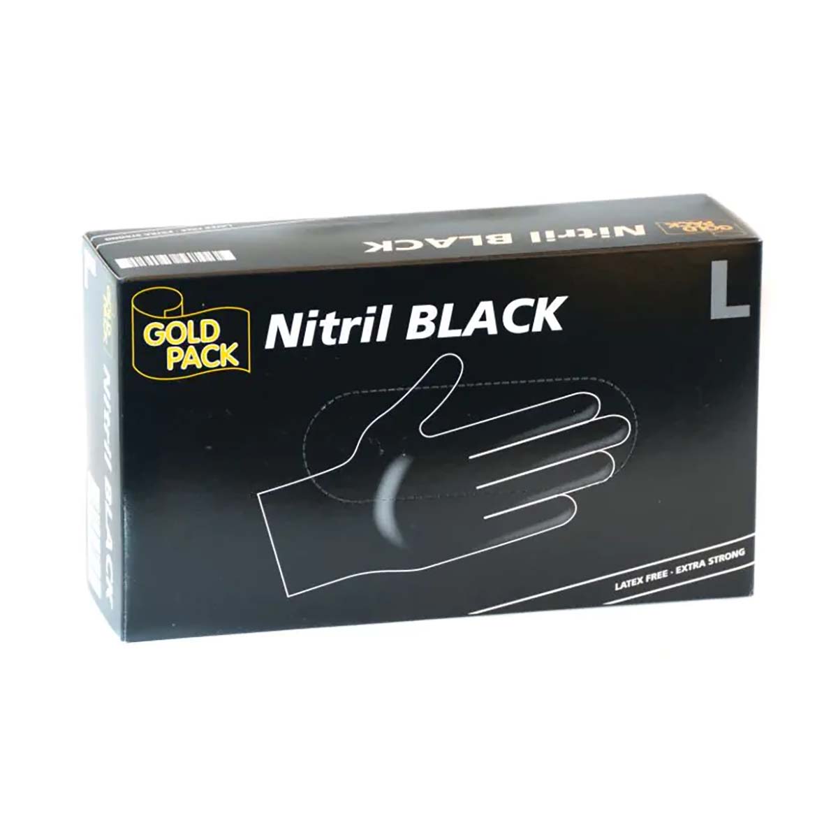 Delta | Nitril Einmal Handschuhe schwarz Large