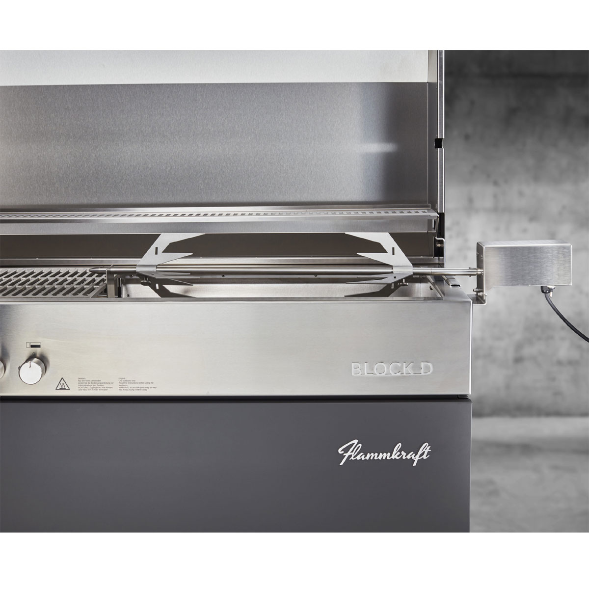 Flammkraft Rotisserie für Block D Flammkraft Rotisserie für Block D