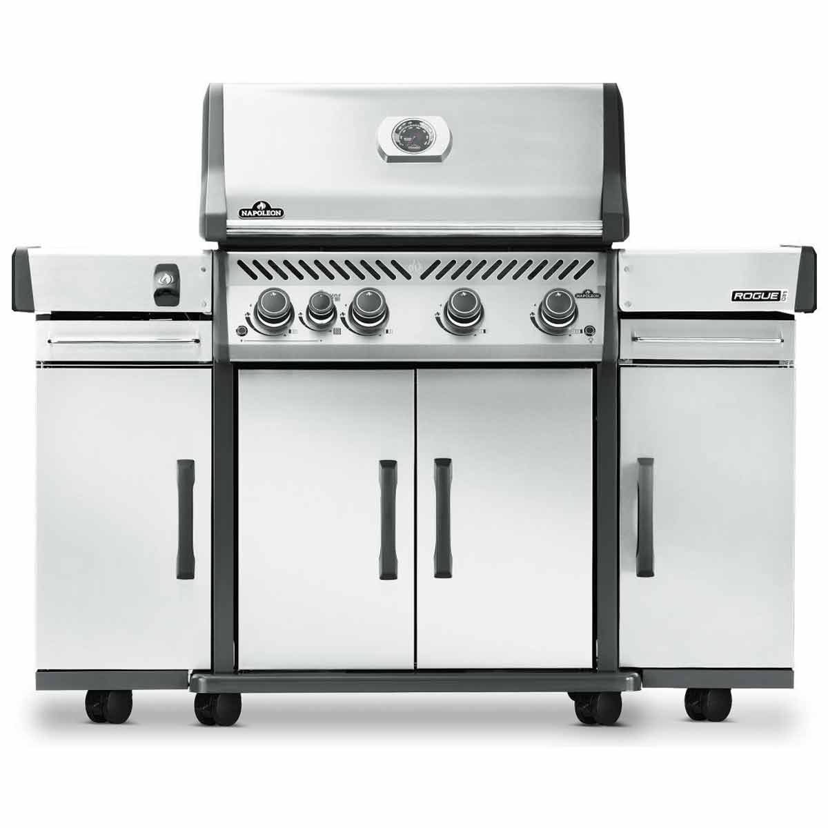 Napoleon Rogue Pro Seitenschrank, Edelstahl, 2 Stück rechts und links am Grill montiert