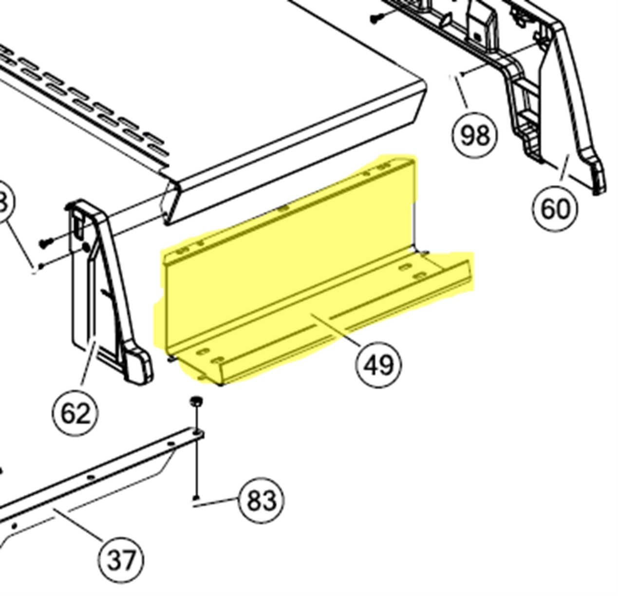 Broil King Seitenablage Ablage vorne SOVEREIGN