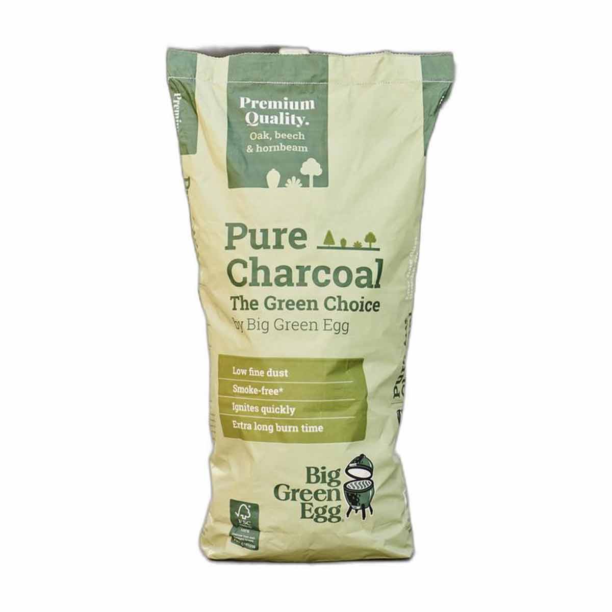 Big Green Egg Holzkohle Pure Charcoal - The Green Choice Big Green Egg Holzkohle Pure Charcoal - The Green Choice