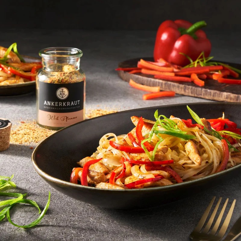 Ankerkraut Wok Gewürz im Korkenglas | 95g