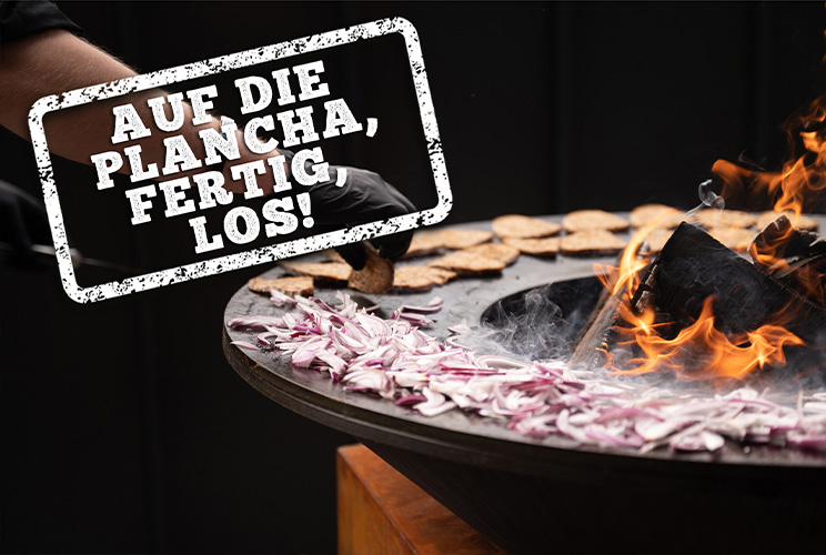 Auf die Plancha, fertig, los! Auf die Plancha, fertig, los!
