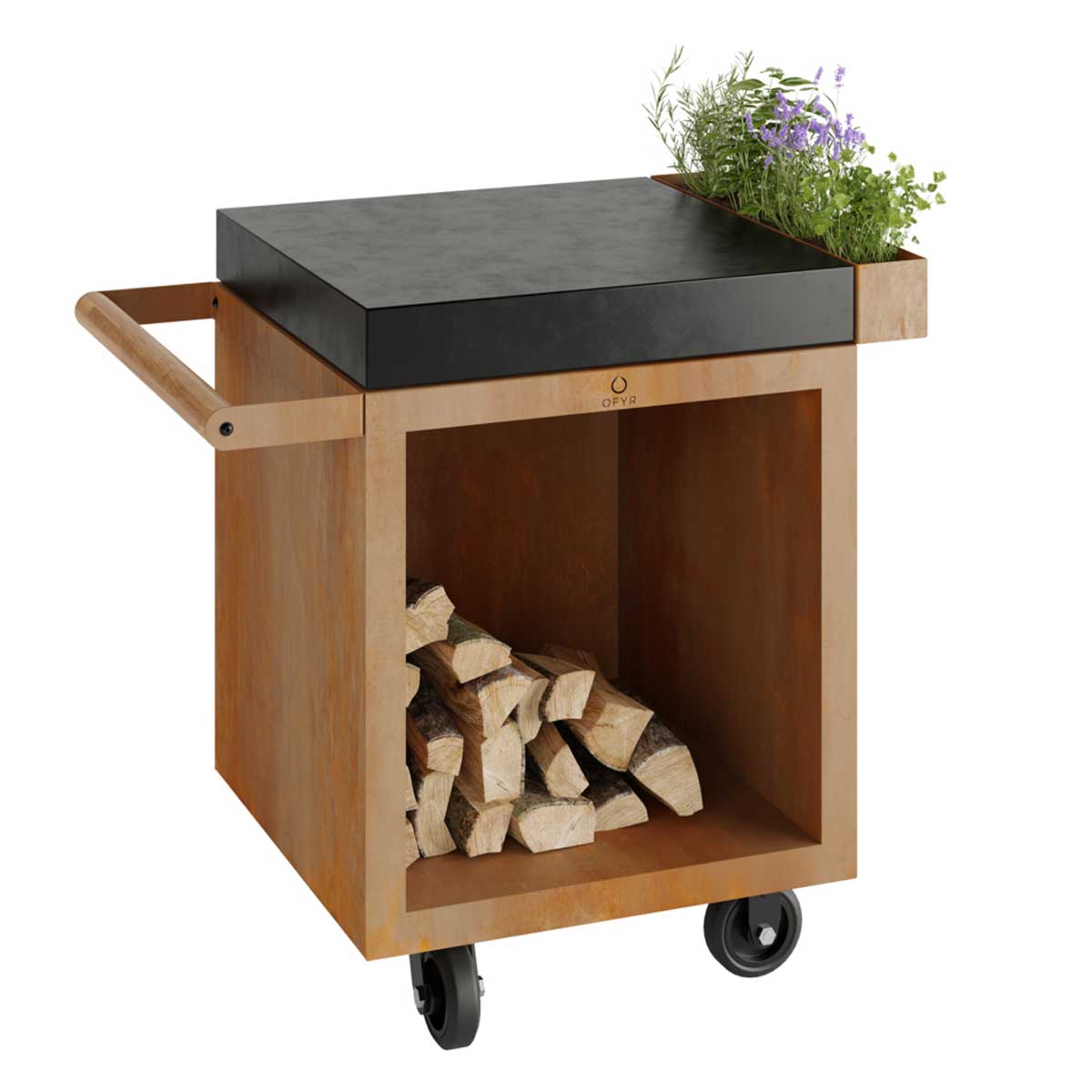OFYR Mise en Place Table Corten 65 PRO Keramik Dunkelgrau OFYR Mise en Place Table Corten 65 PRO Keramik Dunkelgrau