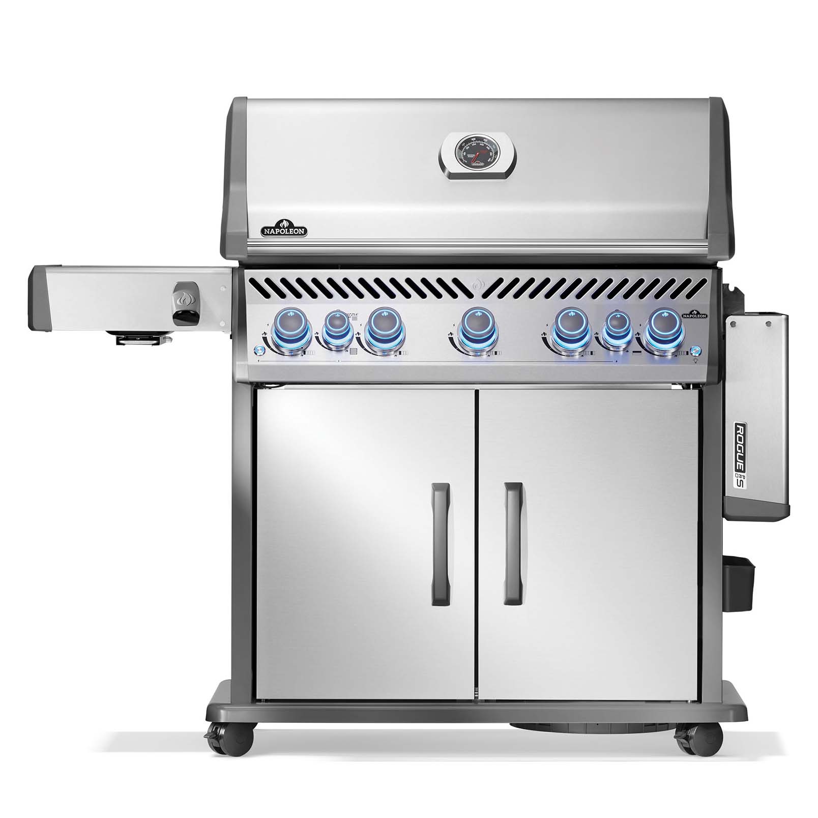 Napoleon Rogue PRO-S 625 mit Edelstahl Rosten | Edelstahl | inkl. SANTOS XXL Plancha