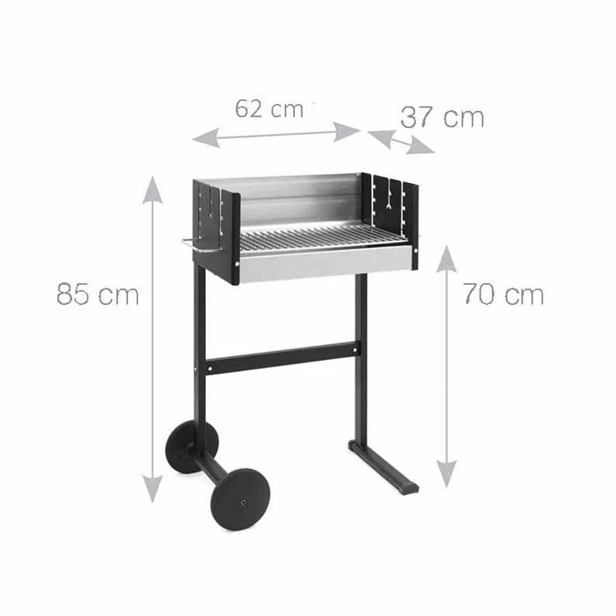 Martinsen Holzkohlegrill 7200 Aufstellmaße
