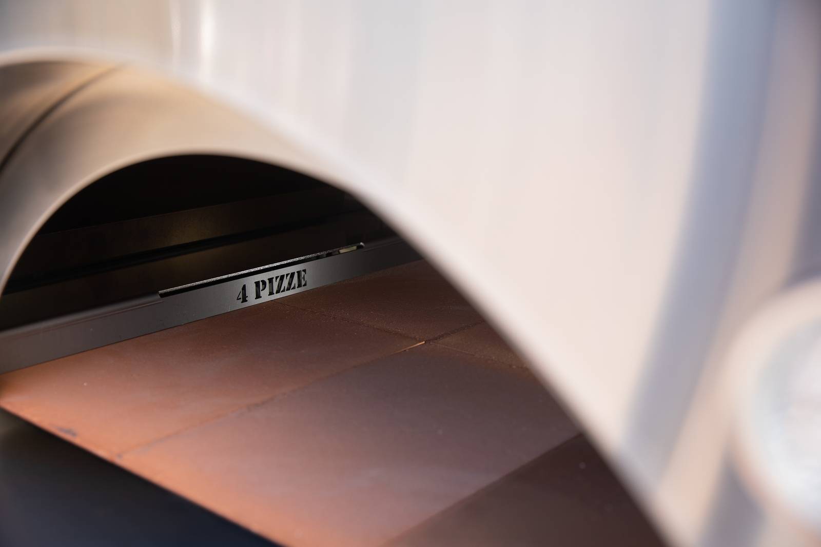 Alffa Forni -Kit Hybrid 4 Pizze (Classico) Edelstahl