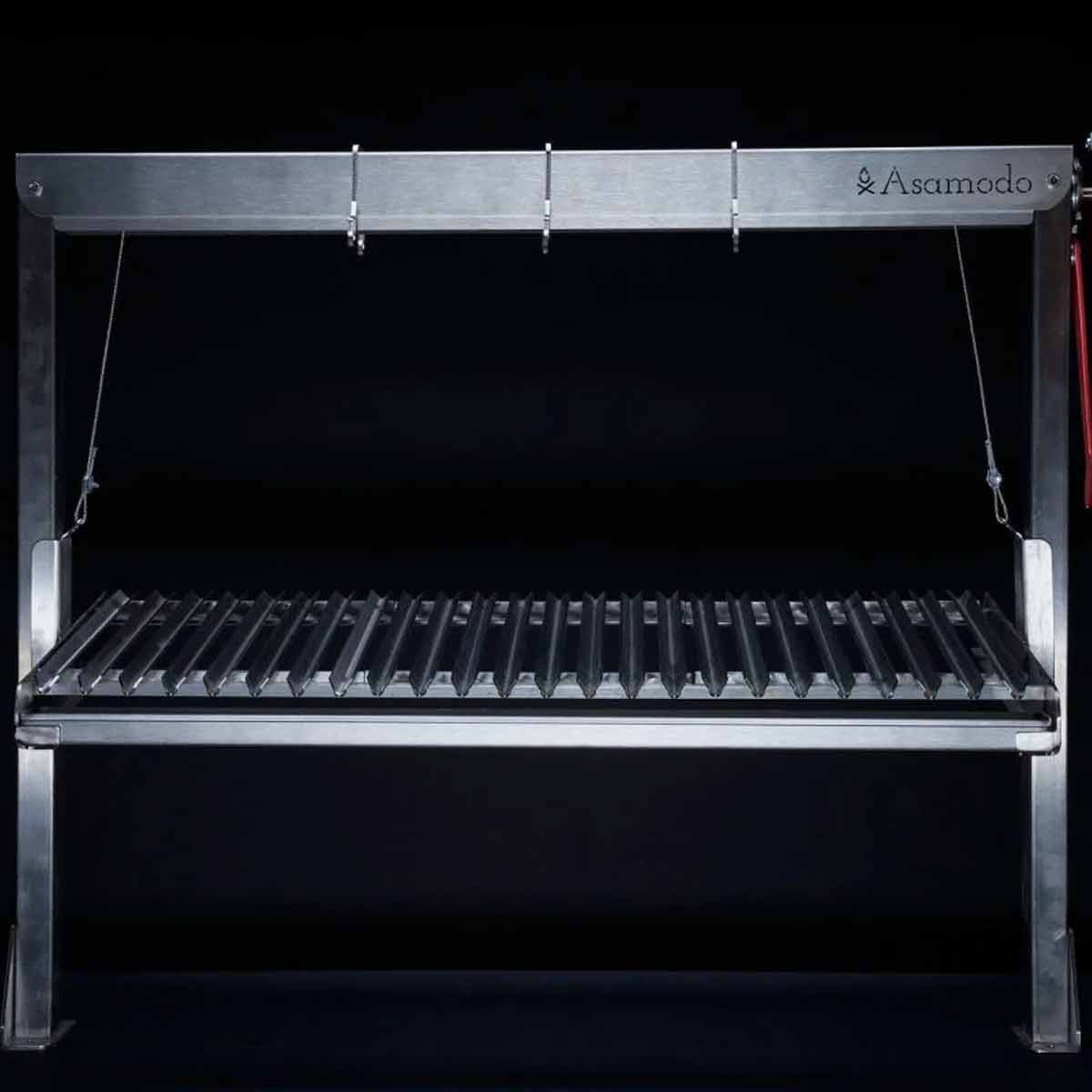 Asamodo Brasa | Argentinischer Holzkohlengrill | mit Wagen