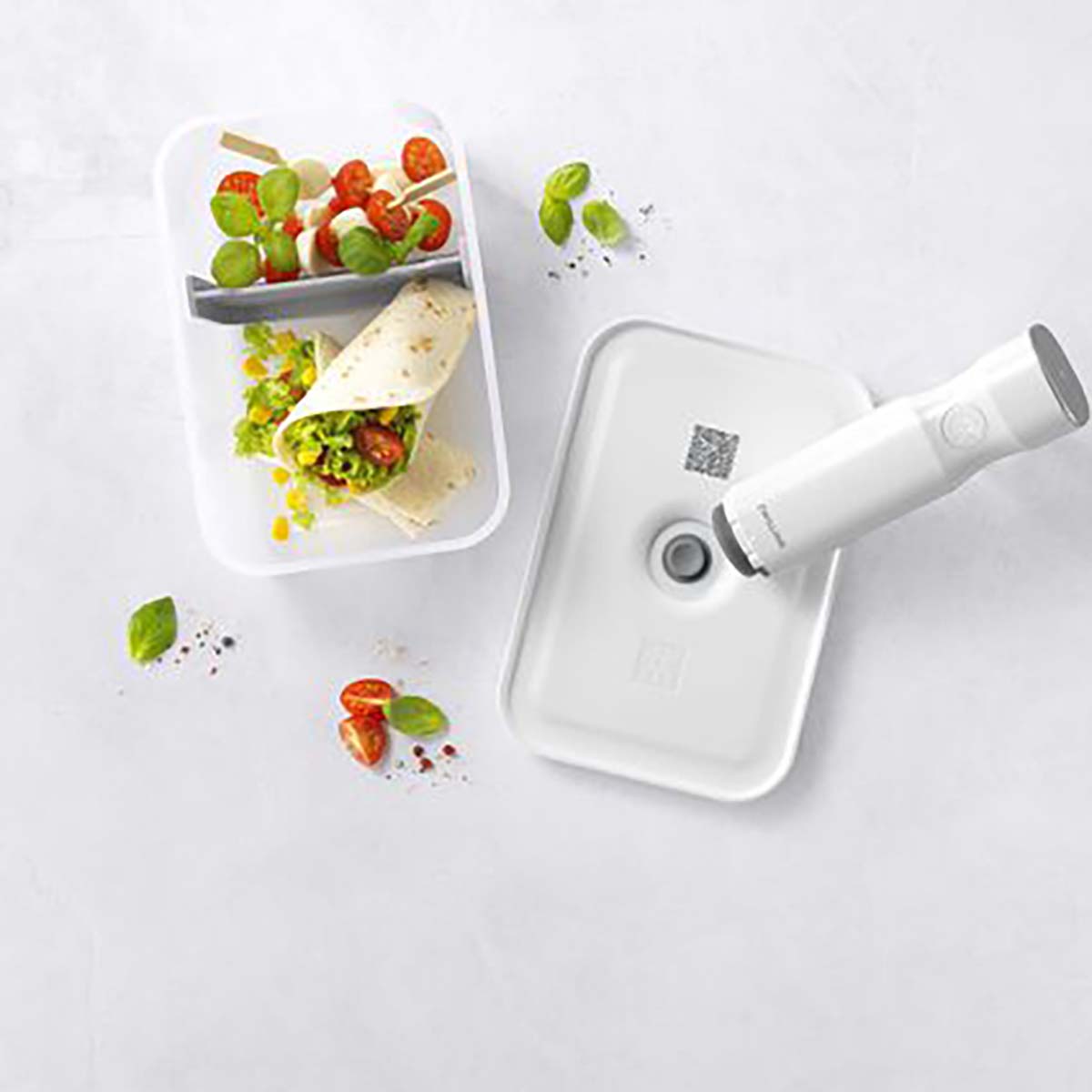 ZWILLING FRESH & SAVE Vakuum Lunchbox L | Kunststoff | Semitransparent-Grau