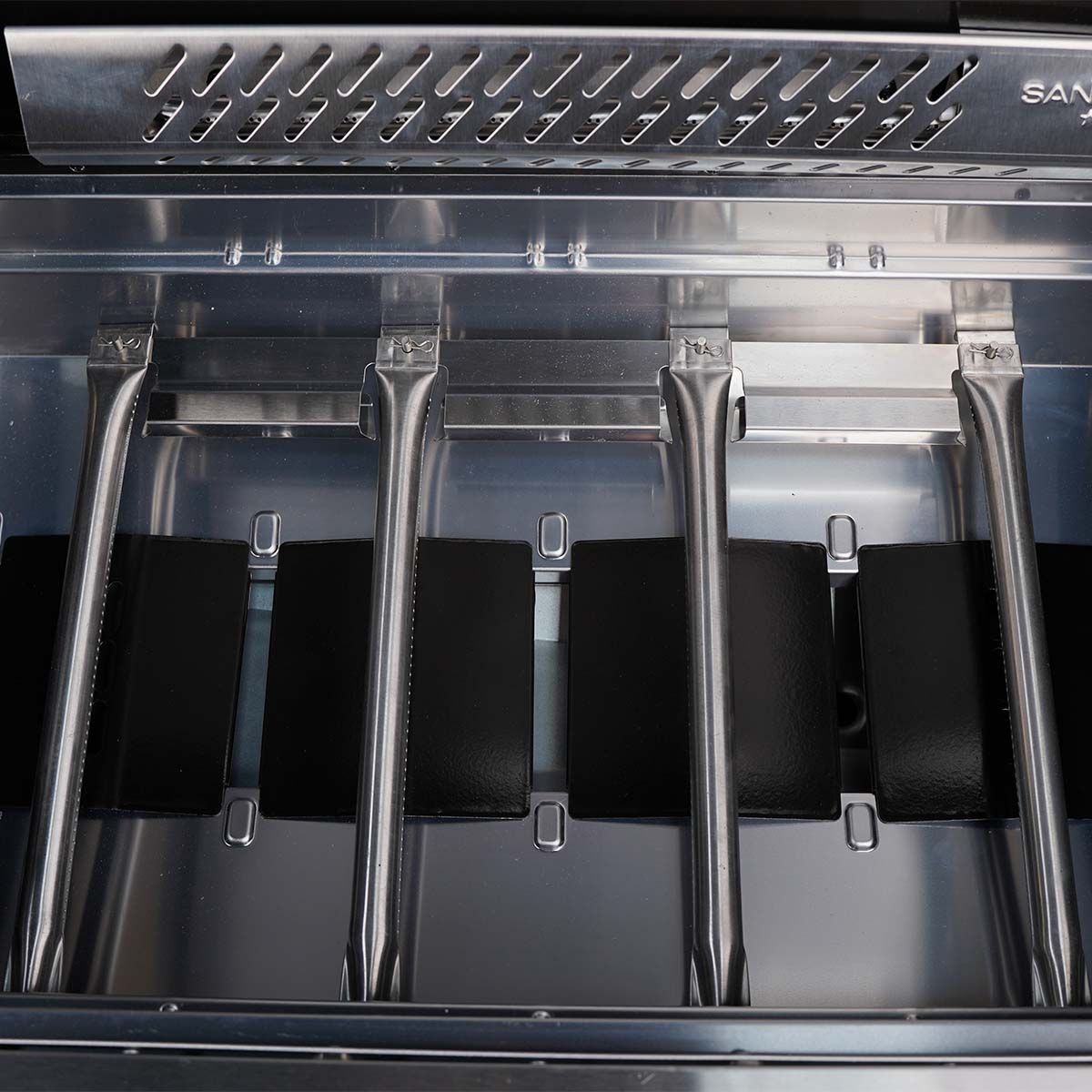SANTOS Free S-410 PRO Einbaugrill | Heckbrenner | Edelstahl