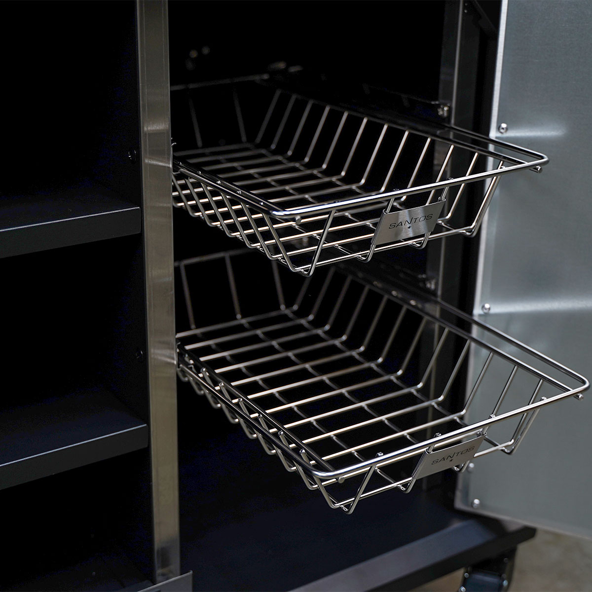 SANTOS BBQ Cart Pro | All Black (glänzend)