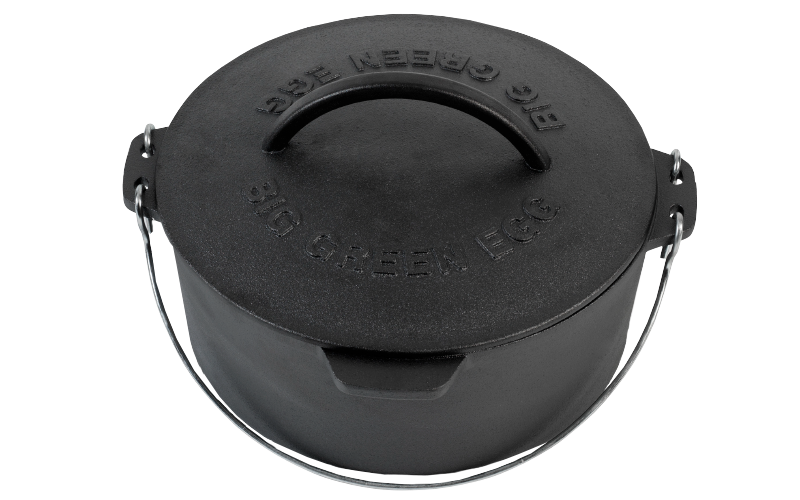 Big Green Egg Dutch Oven 5,2 L | Gusseisen | passend für 2XL / XLarge / Large / Medium