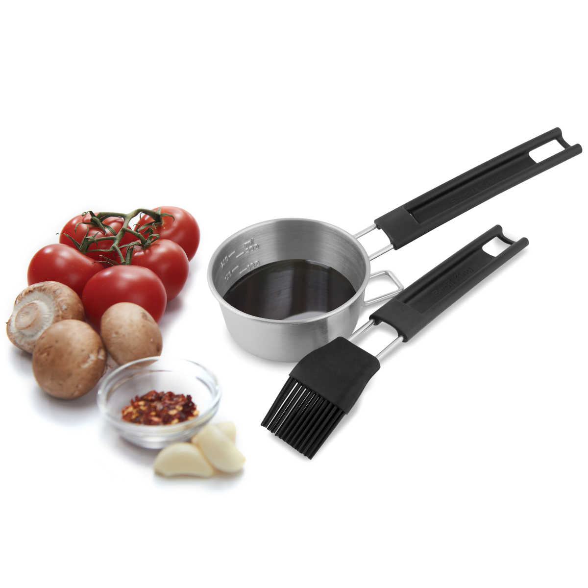 Broil King Marinier-Set, Pinsel & Becher