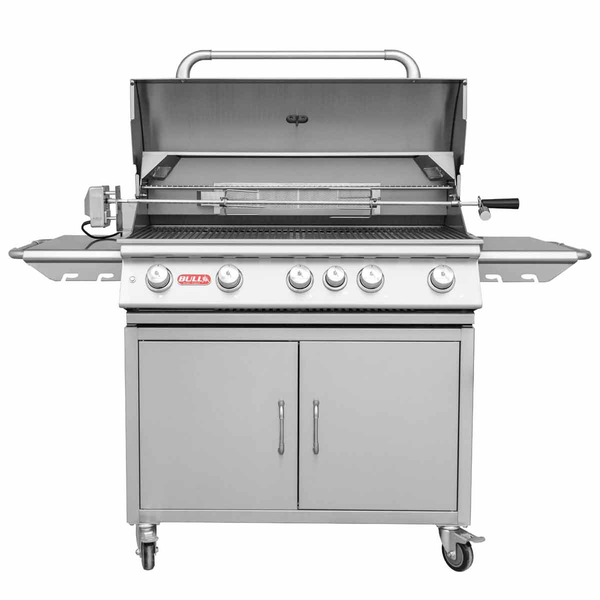 Bull Brahma Edelstahl Gasgrill mit Unterwagen