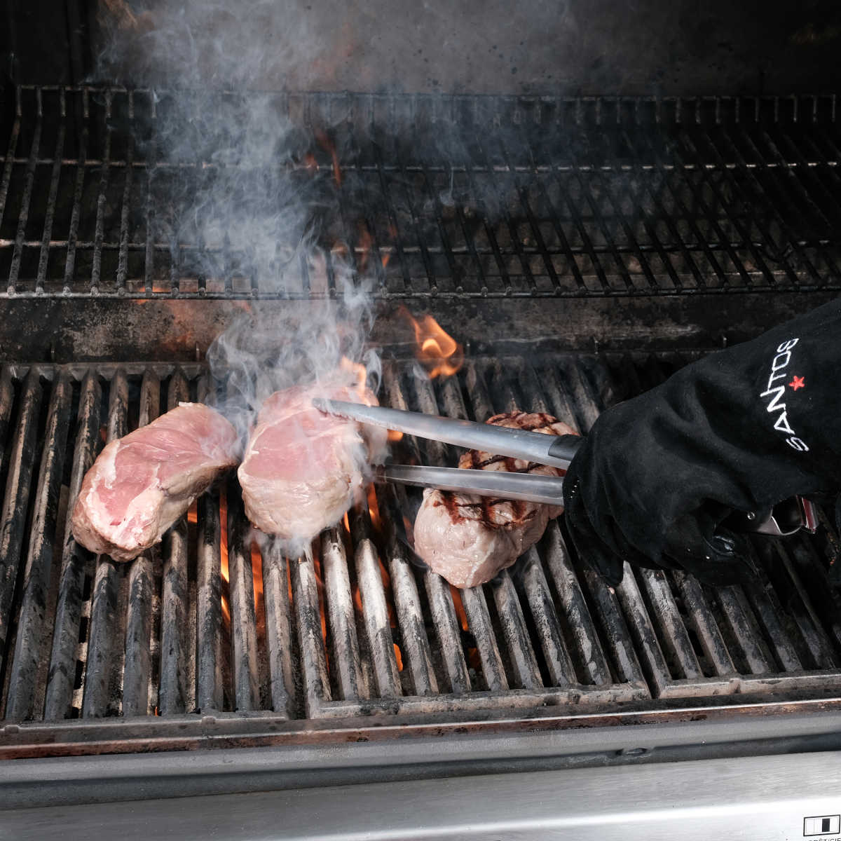 SANTOS BBQ-Grillbesteck | 3-teilig | Retoure