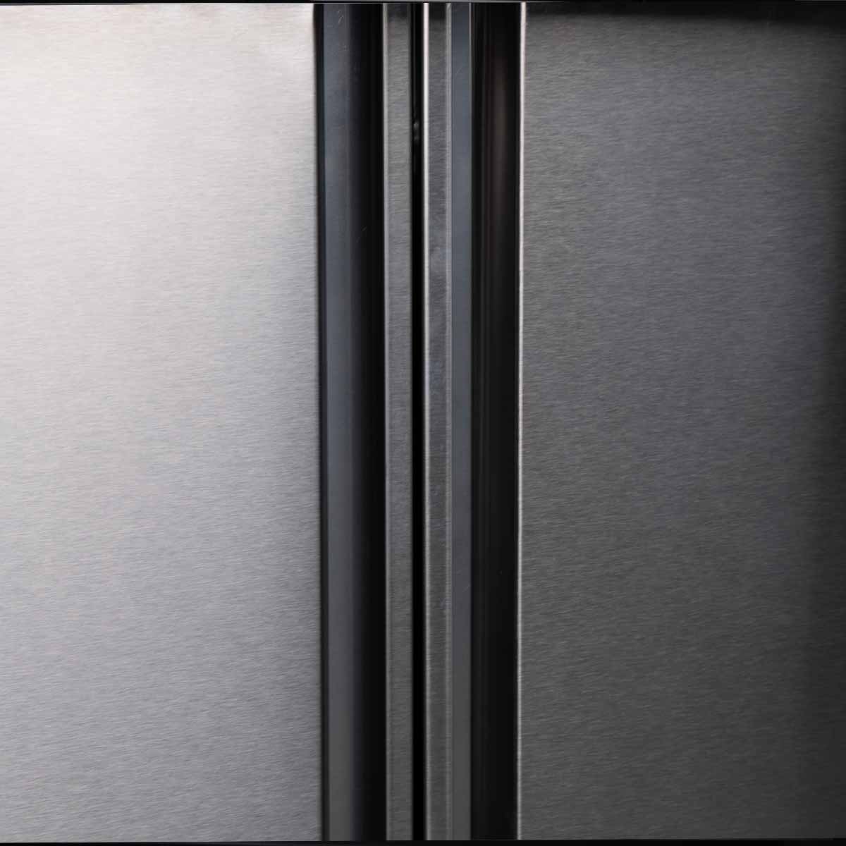 SANTOS S-418 Pro Edelstahl | Seiten- & Heckbrenner inkl. Abdeckhaube & Drehspieß | TST