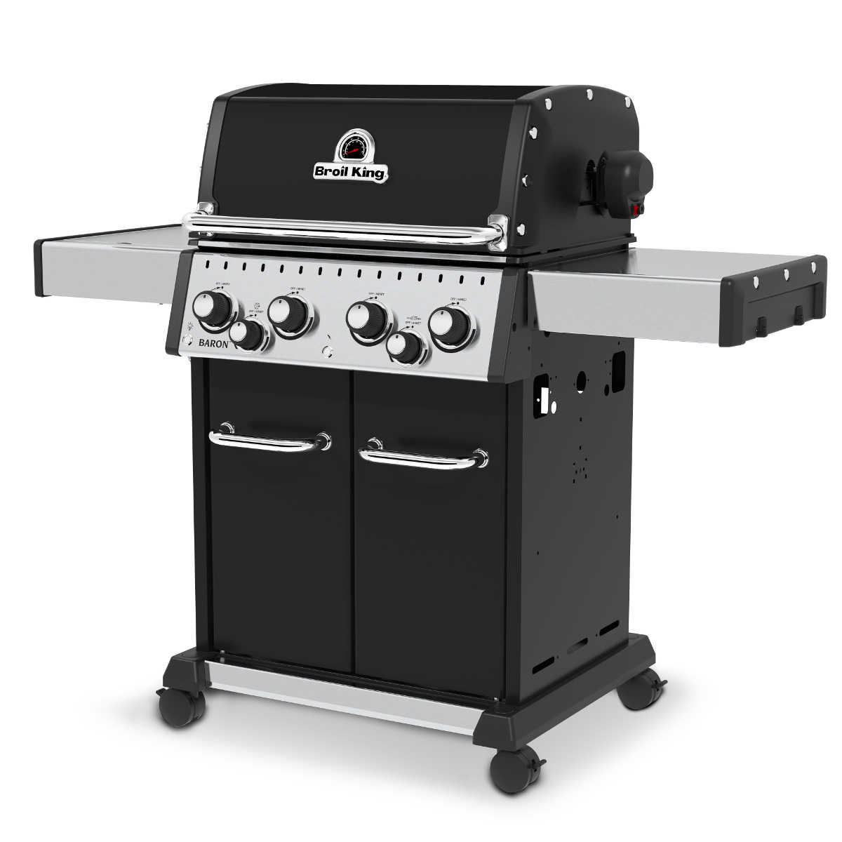 Broil King Baron 490 inkl. Drehspieß inkl. Edelstahl-Gussroste