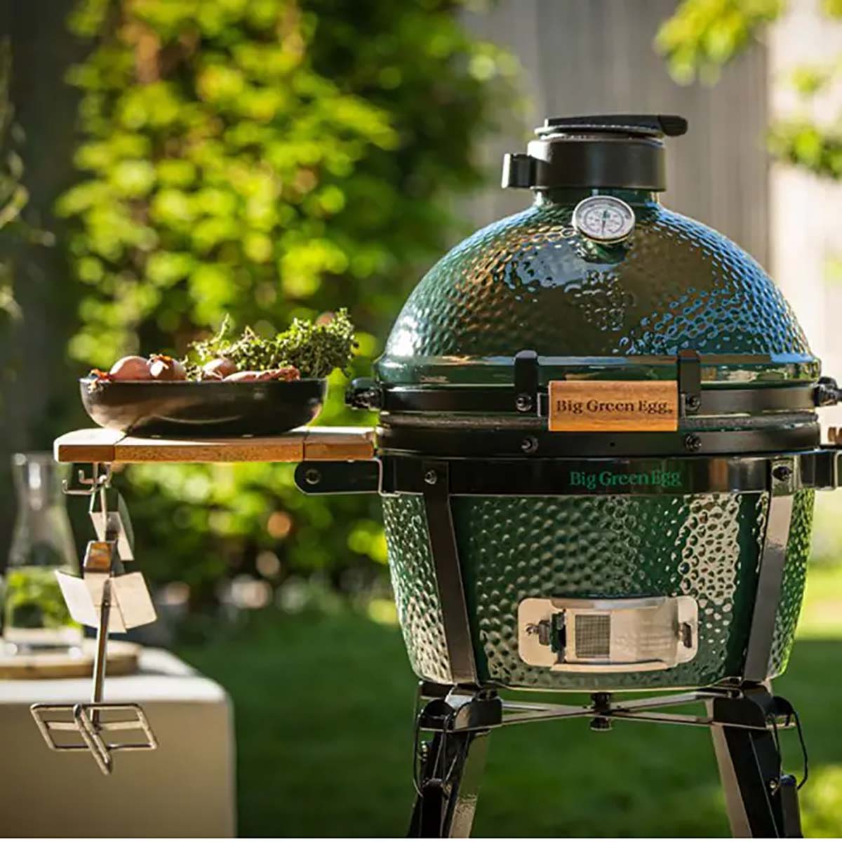 Big Green Egg | Seitentische aus Akazienholz | Minimax