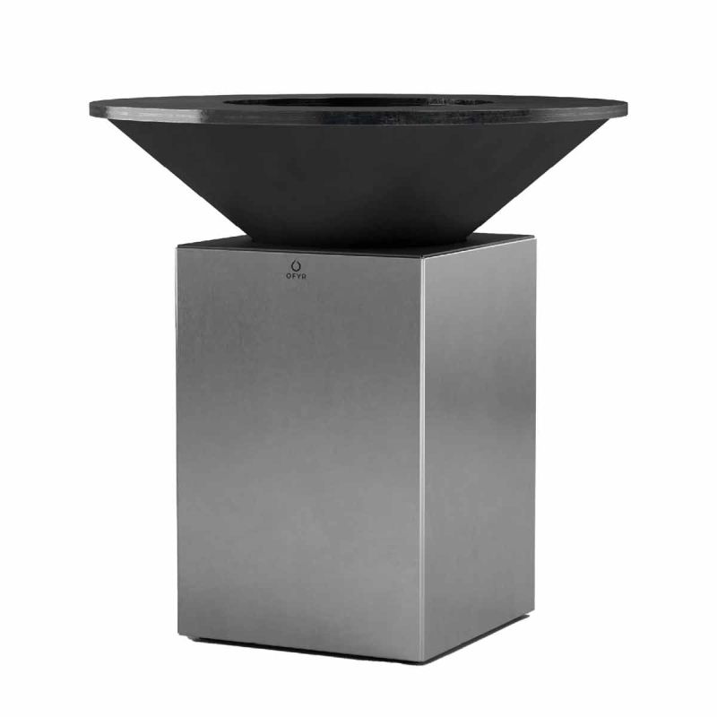 OFYR Feuerplatte 100 Brushed Stainless Steel